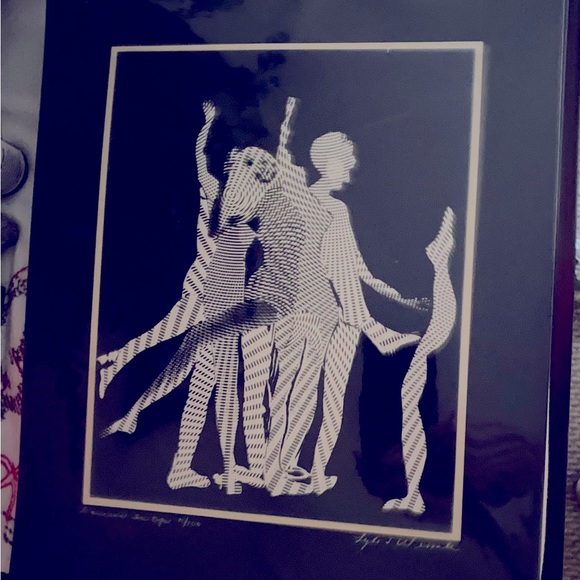 Dancers in Op, 11/100, Signed, Lyle J Wessell - Picture 2 of 7